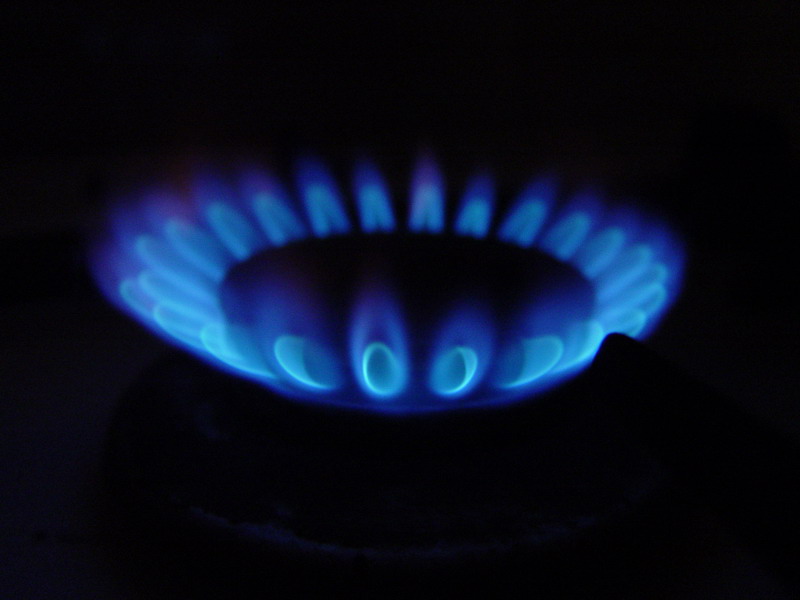 Blue flames